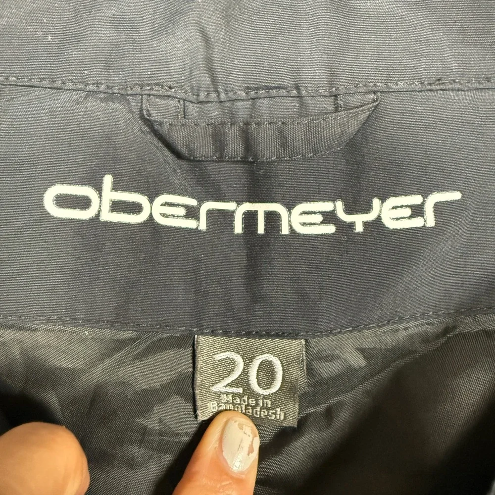 Obermeyer Womens Size 20 Pants Black Nylon Snow Ski‎ Insulated Outdoor Pull On